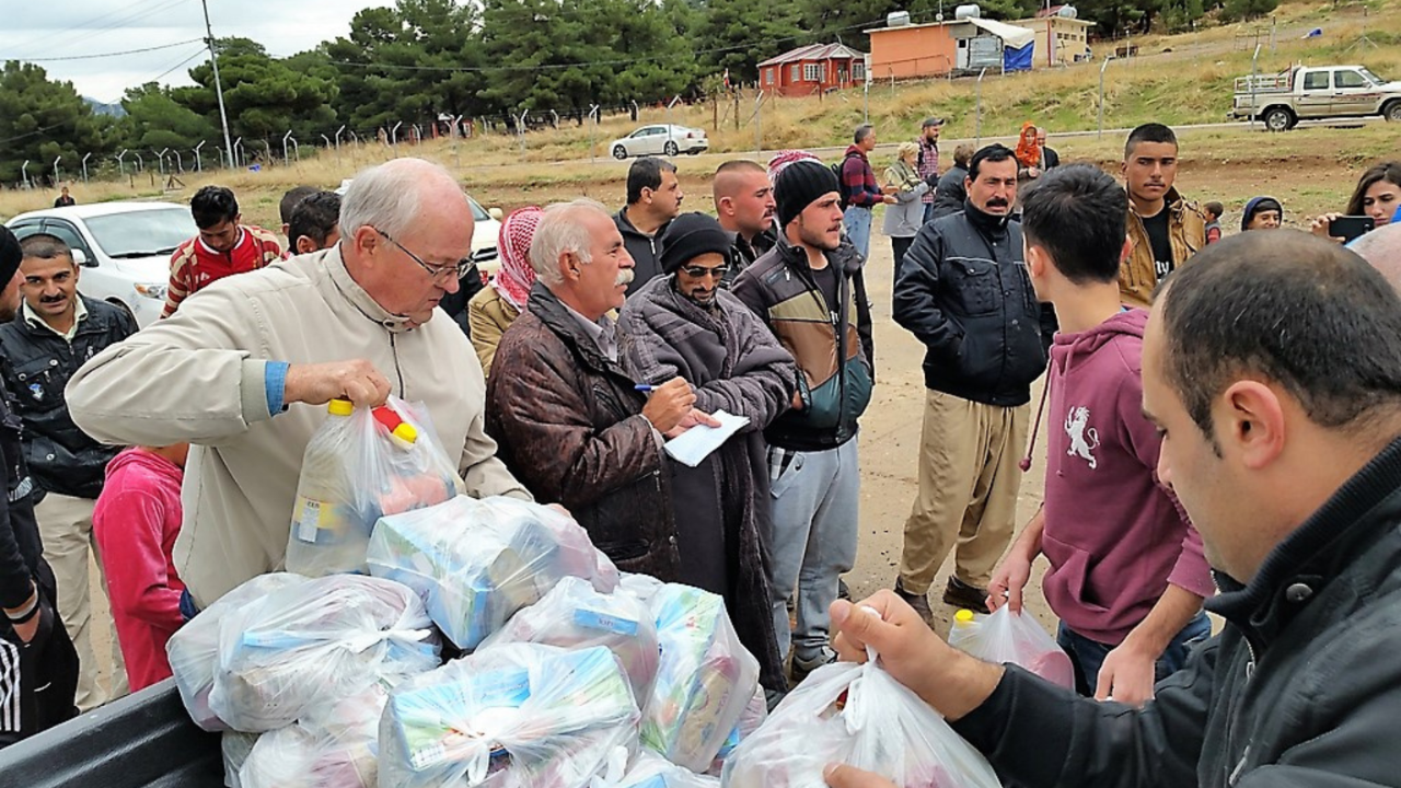 Mission team serving a community through long-term ministry partnership