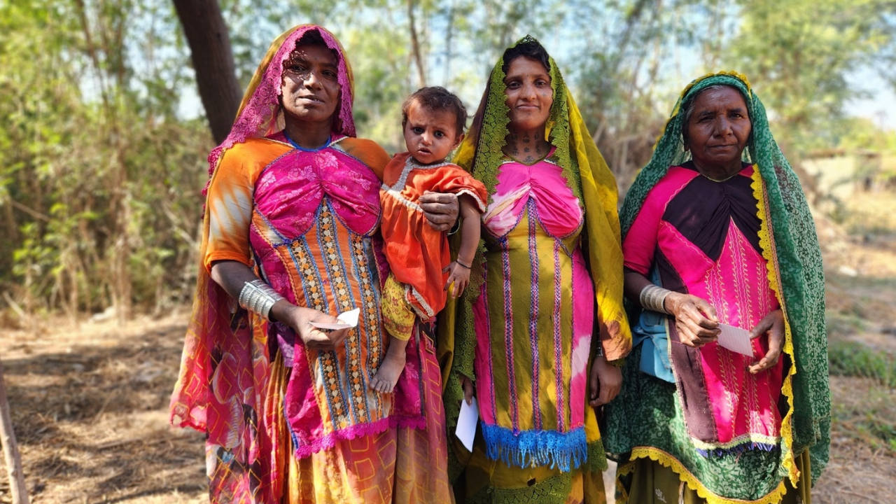Local women during a World Missions Alliance mission trip outreach.